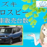 クロスビーの新車販売台数