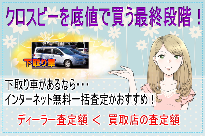 クロスビーを誰よりも安く買う最終段階!