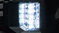 LEDヘッドライト（光軸自動調整機構付）