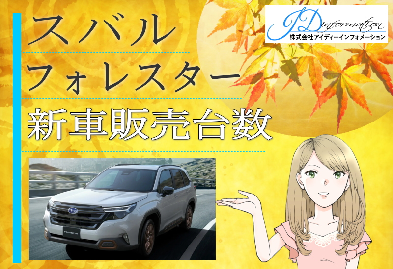 フォレスターの新車販売台数