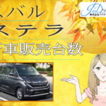ステラの新車販売台数