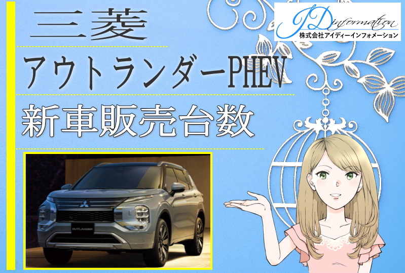 三菱 アウトランダーPHEV　新車販売台数推移