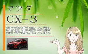 マツダ CX-3　新車販売台数推移