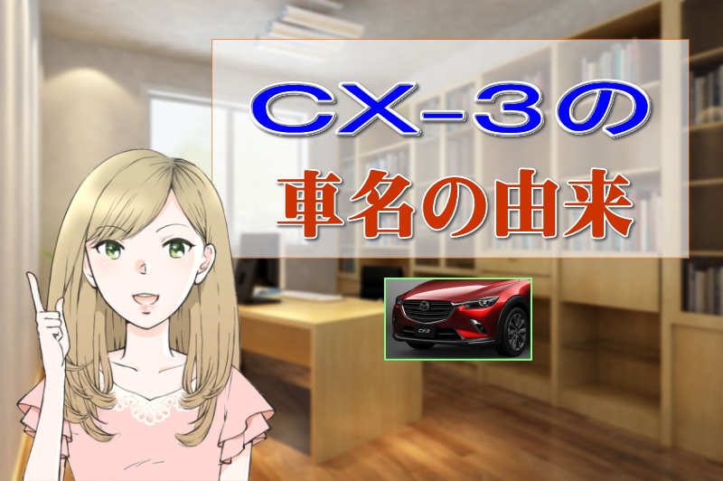 マツダ CX-3 車名の由来