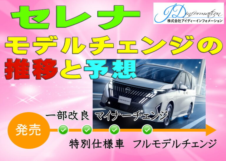 セレナのモデルチェンジをチェック！