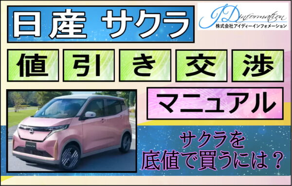 日産サクラの値引き交渉マニュアル
