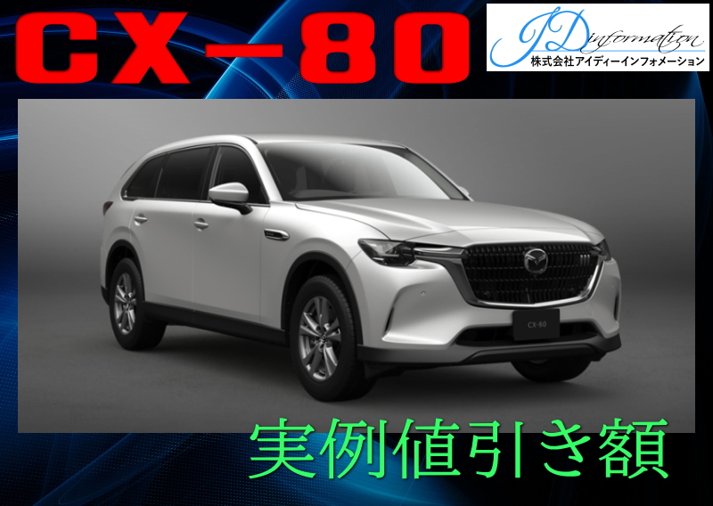 CX-80の実例値引き額